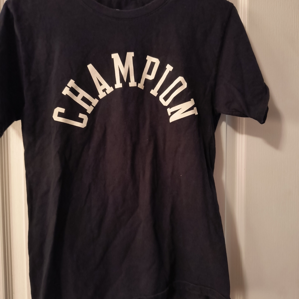 Champion Men's Black Short Sleeve Tee